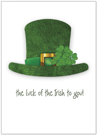 Select a verse or write your own. Luck of the Irish Card D6047D-Y